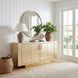 Francois Gold Leather Buffet