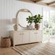 Bar Harbor Natural Raffia 4 Door Sideboard