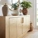 Francois Gold Leather Buffet