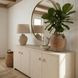 Bar Harbor Natural Raffia 4 Door Sideboard