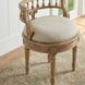Hathaway Antique Beige Vanity Stool