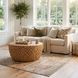 Captiva neutral Rattan Round Drum Coffee Table