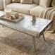Midway Aviator Silver Triangular Coffee Table