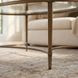 Monica Gold Oval Coffee Table