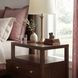 Nora Walnut Wide 2 Drawer Nightstand