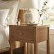 Nora Light Natural 1 Drawer Small Nightstand