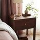 Nora Walnut Brown 1 Drawer Nightstand