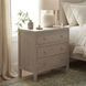 Nora Antique Taupe 3 Drawer Nightstand