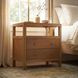 Nora Light Neutral 2 Drawer Wide Nightstand
