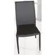 DC 13 Black Leather Dining Chair Set of 4