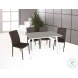 B24 White Lacquer Square Dining Table