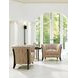 Laurel Canyon Beige and Red Upholstered Westgate Accent Chair
