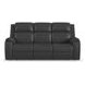 Ziggy Ash Gray Leather Zero Gravity Power Reclining Living Room Set