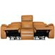 Ziggy Brown Leather 89" Zero Gravity Power Reclining Sofa with USB Charging and Heat Massage