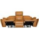 Ziggy Brown Leather 89" Zero Gravity Power Reclining Sofa with USB Charging and Heat Massage