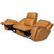 Ziggy Brown Leather 89" Zero Gravity Power Reclining Sofa with USB Charging and Heat Massage