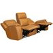Ziggy Brown Leather 89" Zero Gravity Power Reclining Sofa with USB Charging and Heat Massage