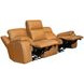 Ziggy Brown Leather 89" Zero Gravity Power Reclining Sofa with USB Charging and Heat Massage