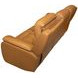 Ziggy Brown Leather 89" Zero Gravity Power Reclining Sofa with USB Charging and Heat Massage