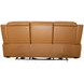 Ziggy Brown Leather 89" Zero Gravity Power Reclining Sofa with USB Charging and Heat Massage