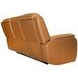 Ziggy Brown Leather 89" Zero Gravity Power Reclining Sofa with USB Charging and Heat Massage