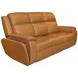 Ziggy Brown Leather 89" Zero Gravity Power Reclining Sofa with USB Charging and Heat Massage