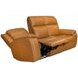 Ziggy Brown Leather 89" Zero Gravity Power Reclining Sofa with USB Charging and Heat Massage