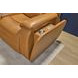 Ziggy Brown Leather 89" Zero Gravity Power Reclining Sofa with USB Charging and Heat Massage