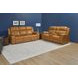 Ziggy Brown Leather 89" Zero Gravity Power Reclining Sofa with USB Charging and Heat Massage
