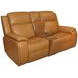 Ziggy Brown Leather 79" Zero Gravity Power Reclining Loveseat with USB Charging and Heat Massage