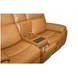 Ziggy Brown Leather 79" Zero Gravity Power Reclining Loveseat with USB Charging and Heat Massage