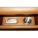 Ziggy Brown Leather 79" Zero Gravity Power Reclining Loveseat with USB Charging and Heat Massage