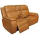 Ziggy Brown Leather 79" Zero Gravity Power Reclining Loveseat with USB Charging and Heat Massage
