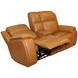 Ziggy Brown Leather 79" Zero Gravity Power Reclining Loveseat with USB Charging and Heat Massage