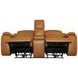 Ziggy Brown Leather 79" Zero Gravity Power Reclining Loveseat with USB Charging and Heat Massage