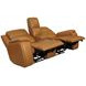 Ziggy Brown Leather 79" Zero Gravity Power Reclining Loveseat with USB Charging and Heat Massage