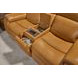 Ziggy Brown Leather 79" Zero Gravity Power Reclining Loveseat with USB Charging and Heat Massage