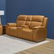 Ziggy Brown Leather 79" Zero Gravity Power Reclining Loveseat with USB Charging and Heat Massage