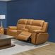 Ziggy Brown Leather 79" Zero Gravity Power Reclining Loveseat with USB Charging and Heat Massage