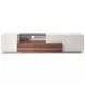TV 015 White High Gloss And Walnut TV Stand