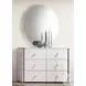 Lucera White Dresser And Mirror