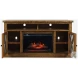 Telluride Gold 60" TV Stand with Electric Fireplace
