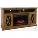 Telluride Gold 60" TV Stand with Electric Fireplace