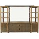 Telluride Brown Entertainment Center with 60" TV Console