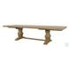 Florence Rustic Smoke Extendable Rectangular Dining Table