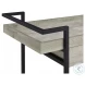 Ventura Gray Driftwood Bar Cart