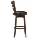 Murphy Brown Ladder Back Swivel Bar Stool