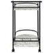 Desiree Black Rack Bar Cart