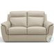 Maddox Taupe Khaki Leather Living Room Set