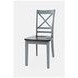 Asbury Park Grey Cross Back Counter Height Stool Set of 2